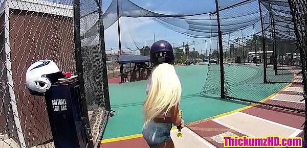  Busty Blonde Wonder Can Swing That Bad Harder Than You Though